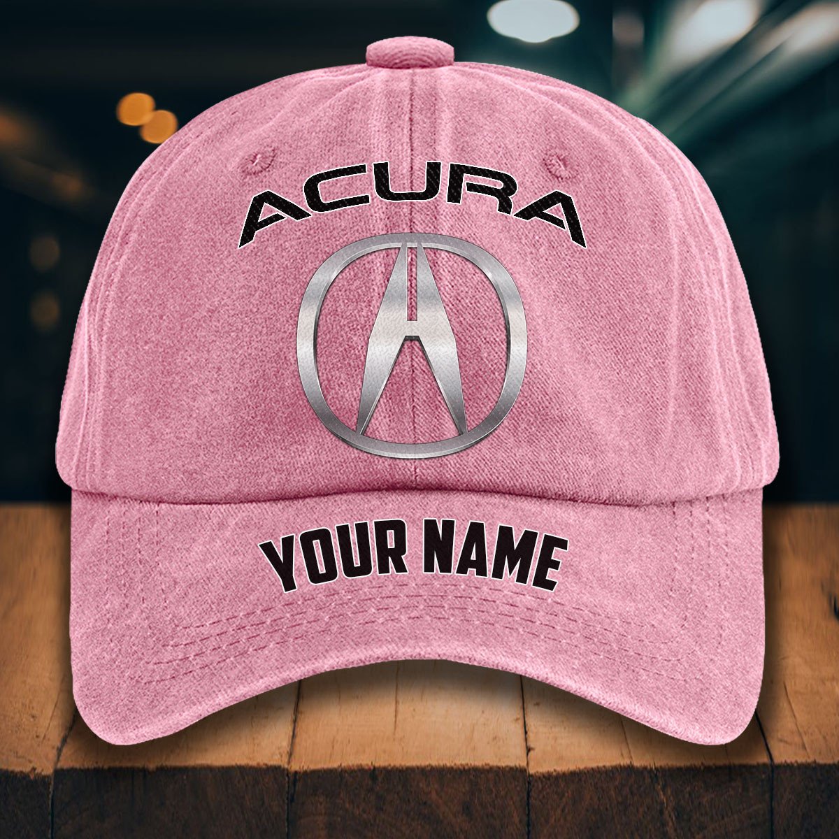 Acura Gewaschene Denim-Kappe – Bild 9