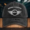 Mini Cooper Gewaschene Denim-Kappe