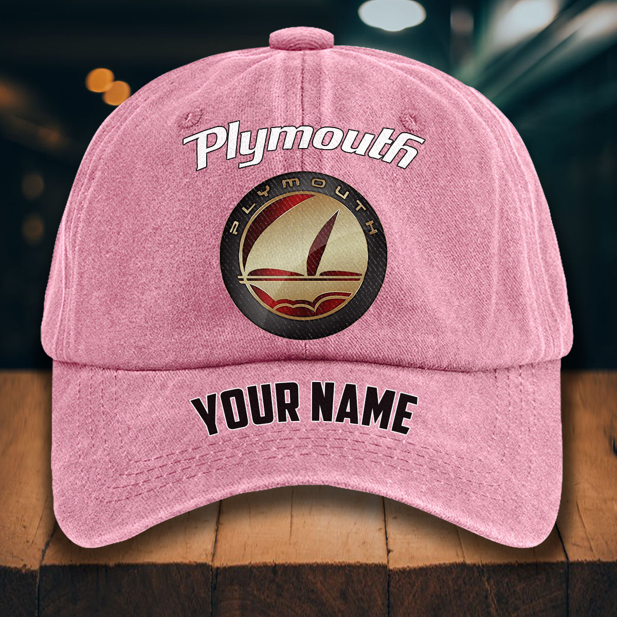 Plymouth Gewaschene Denim-Kappe – Bild 9