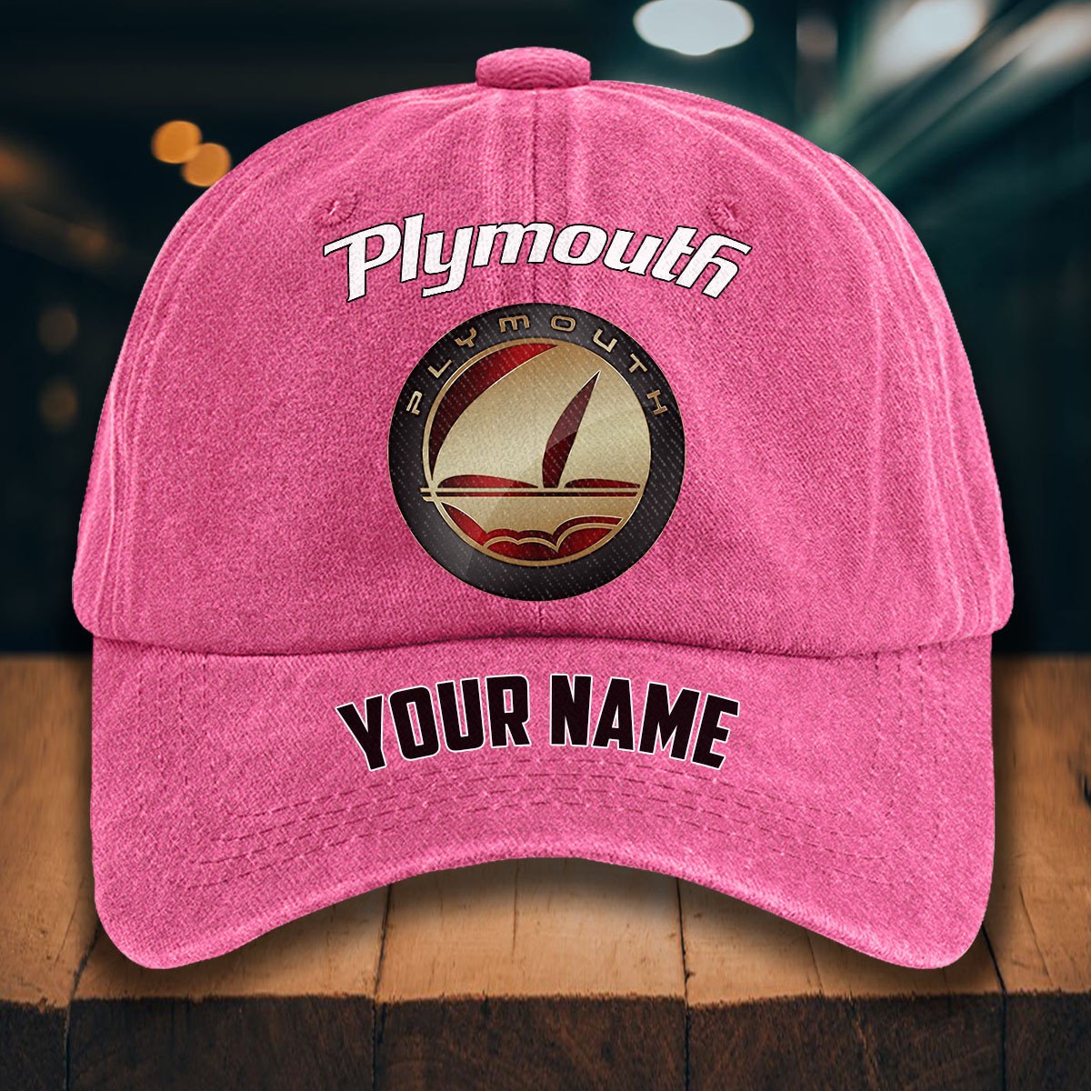 Plymouth Gewaschene Denim-Kappe – Bild 10
