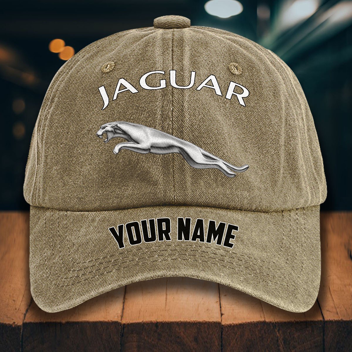 Jaguar Cars Gewaschene Denim-Kappe – Bild 5