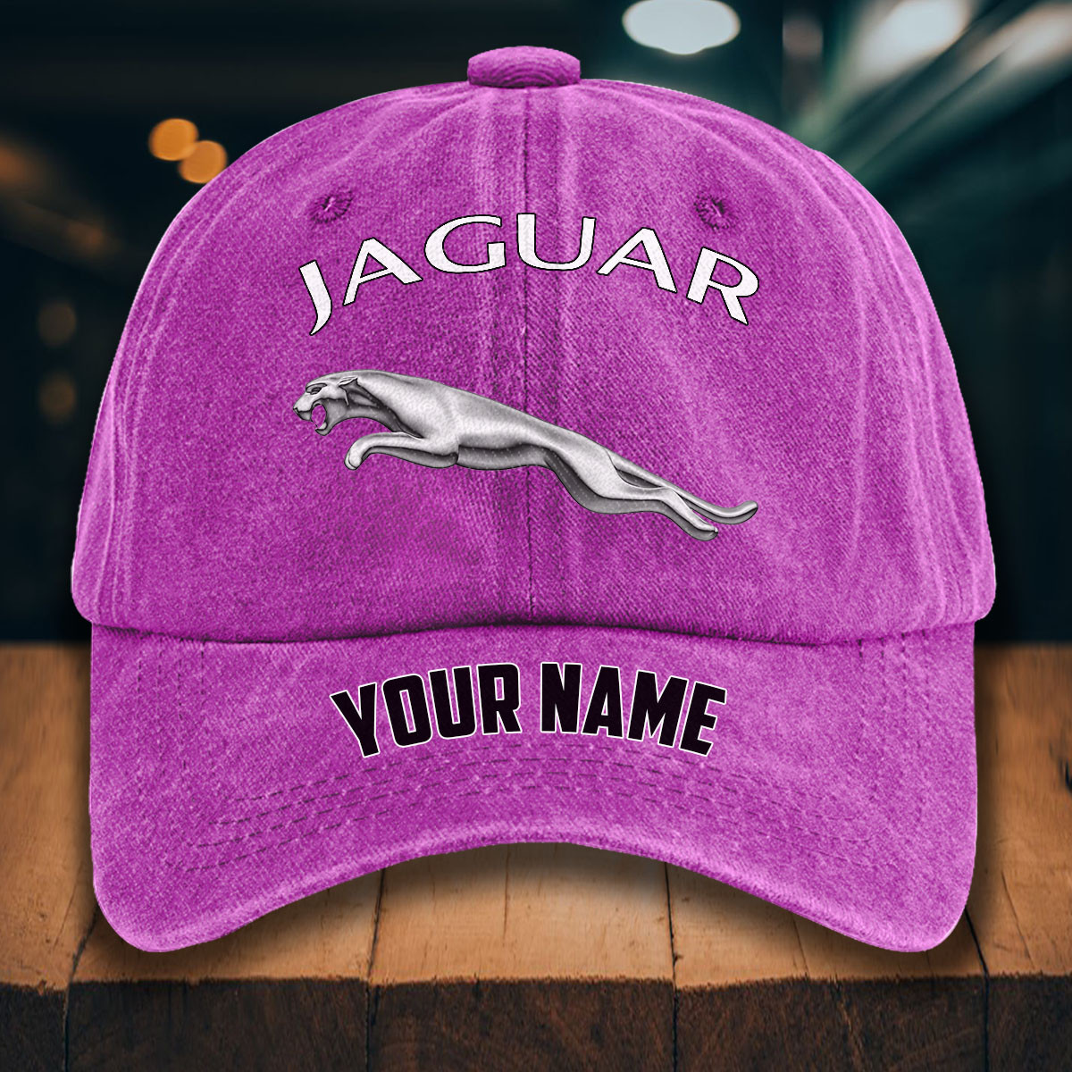 Jaguar Cars Gewaschene Denim-Kappe – Bild 6
