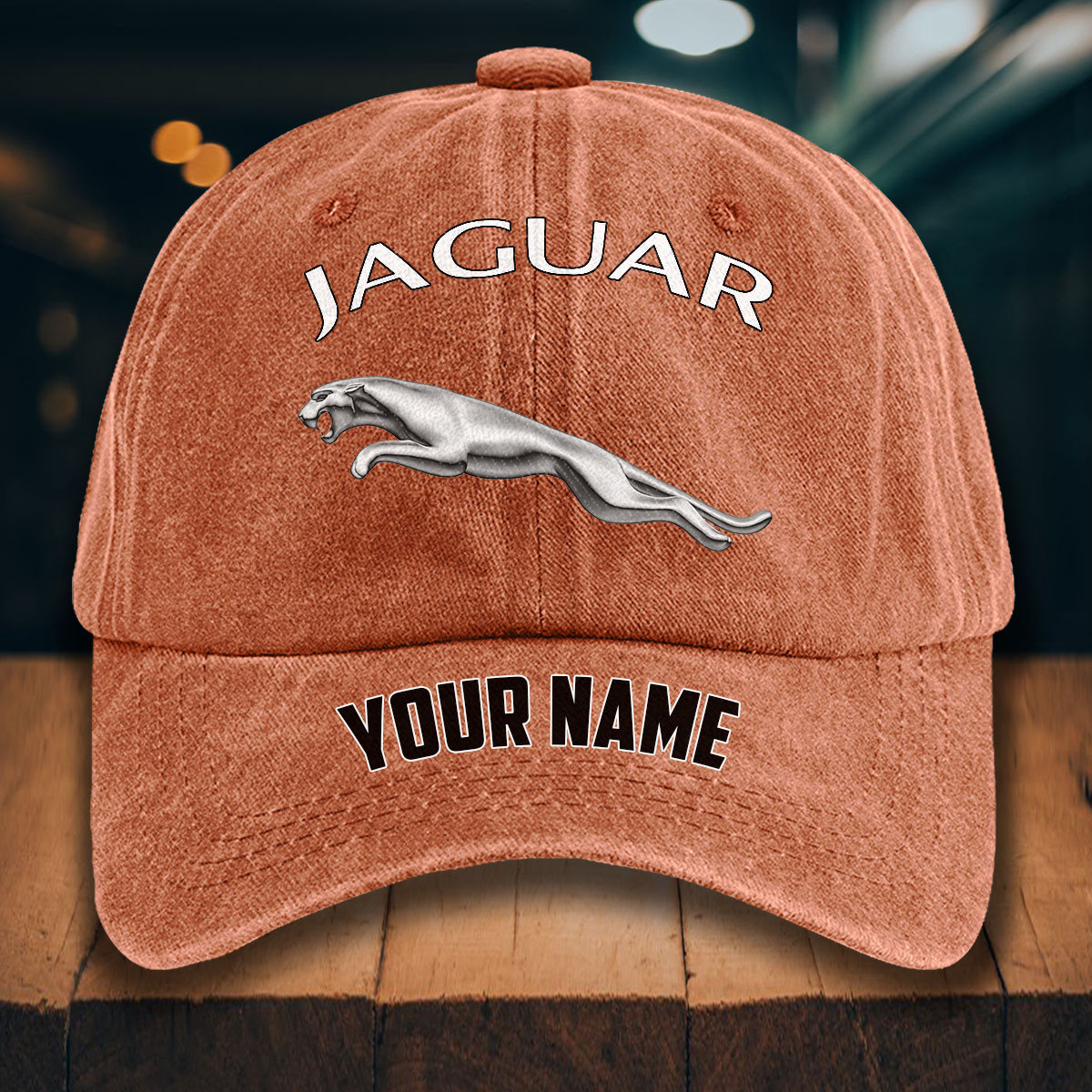 Jaguar Cars Gewaschene Denim-Kappe – Bild 8