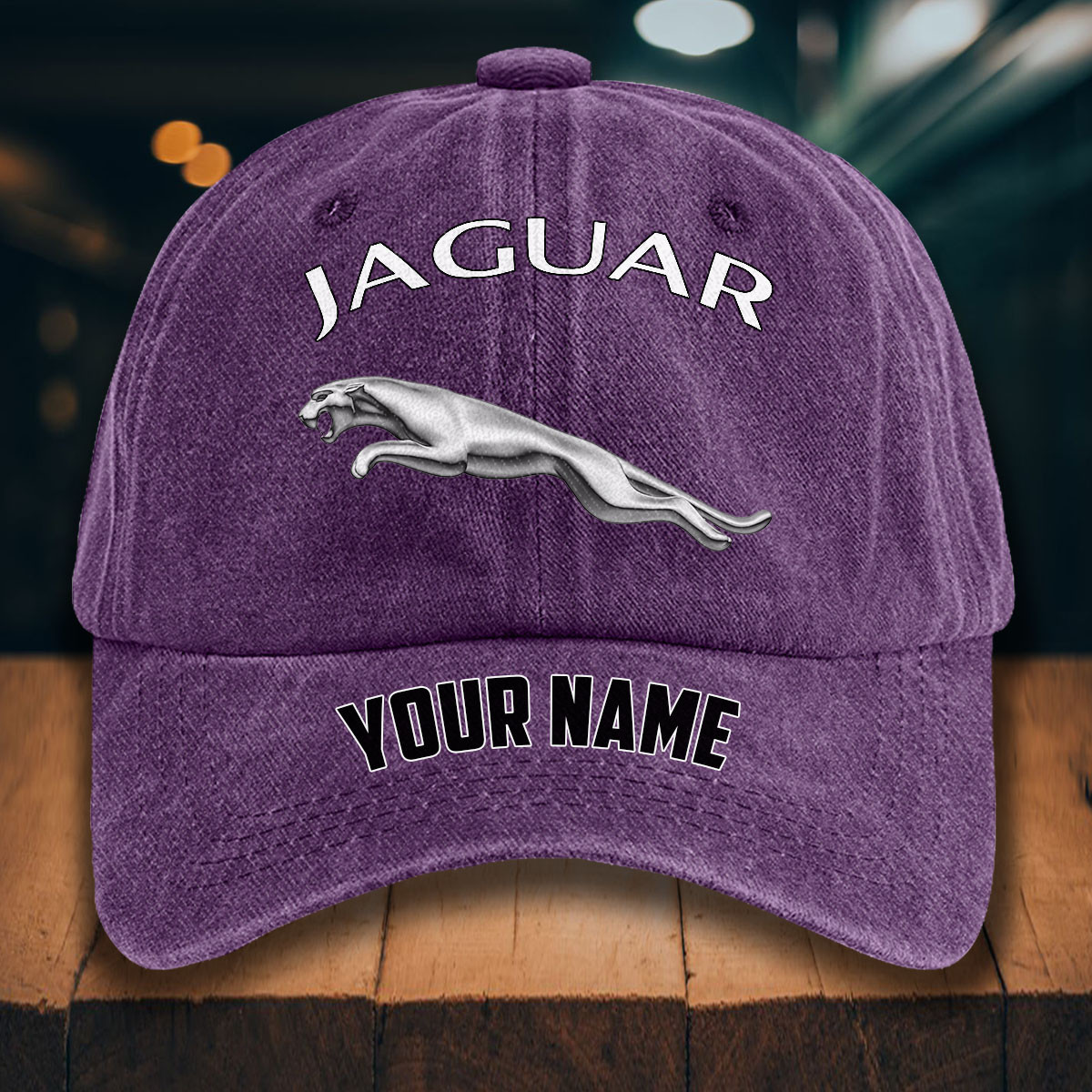 Jaguar Cars Gewaschene Denim-Kappe – Bild 11
