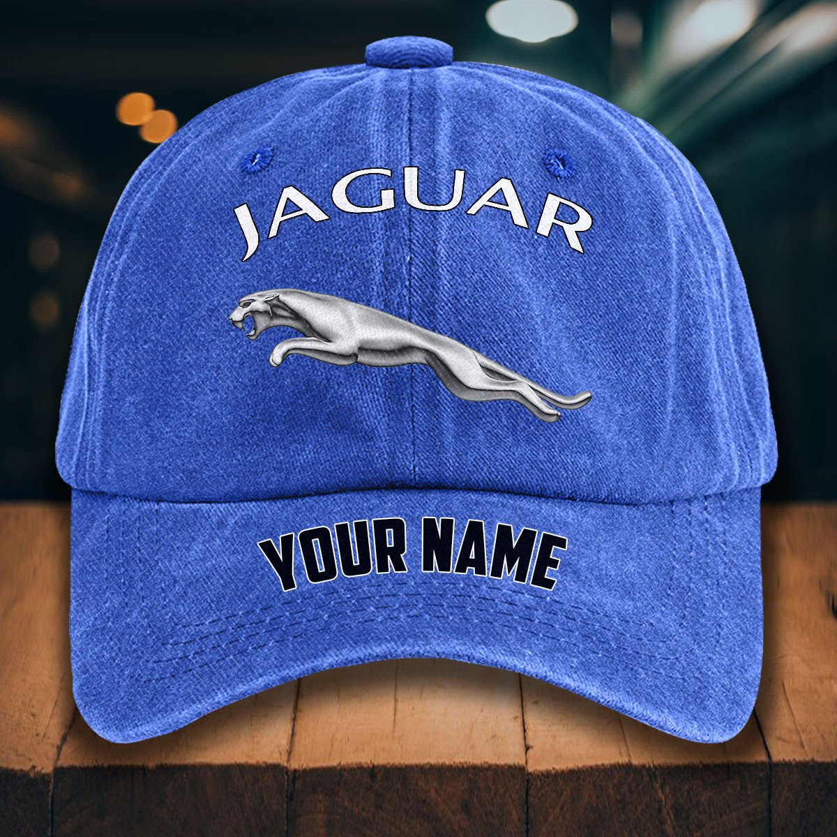 Jaguar Cars Gewaschene Denim-Kappe – Bild 13