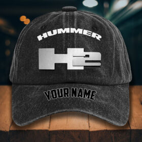 H2 Hummer Gewaschene Denim-Kappe