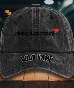 McLaren Gewaschene Denim-Kappe