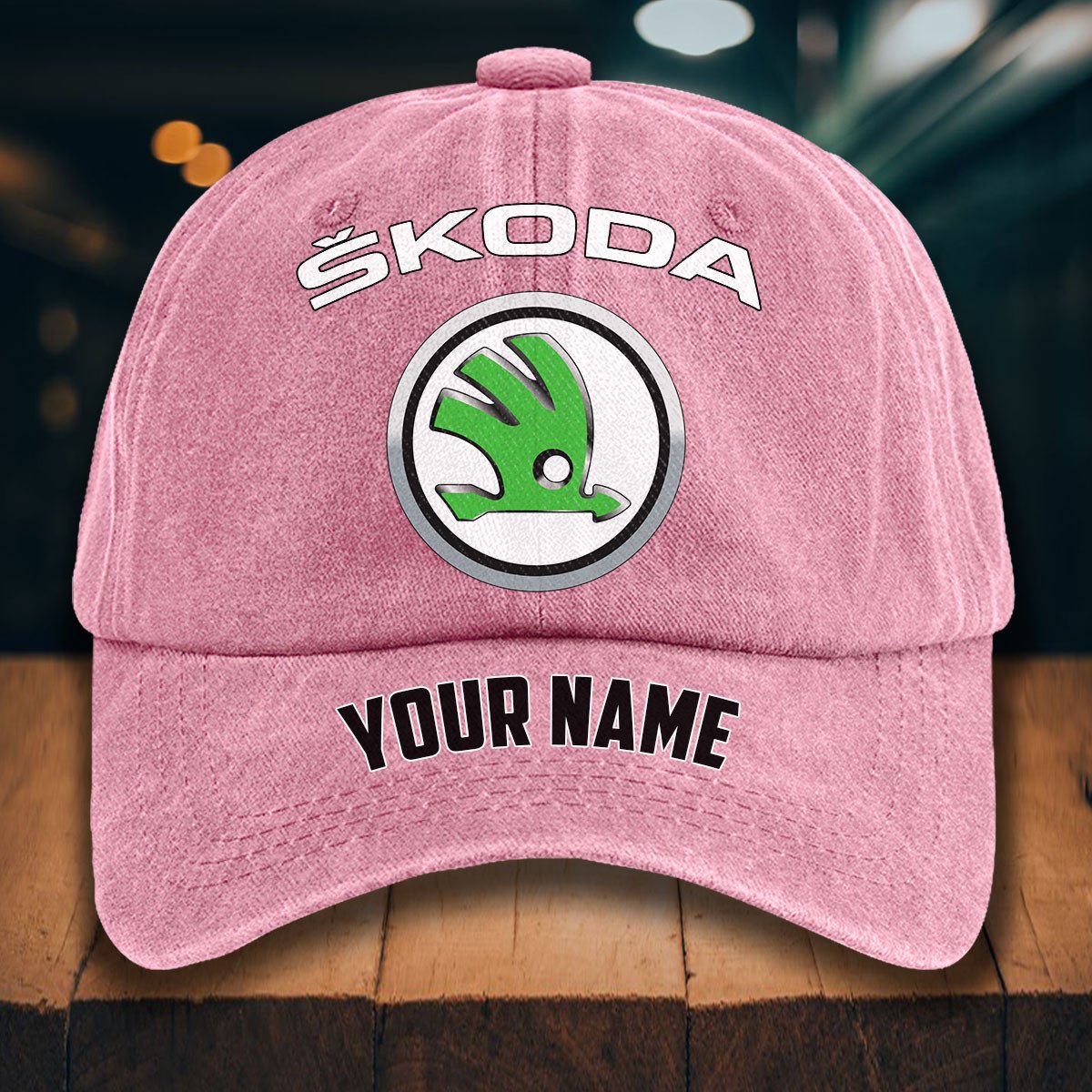 Skoda Auto Gewaschene Denim-Kappe – Bild 9