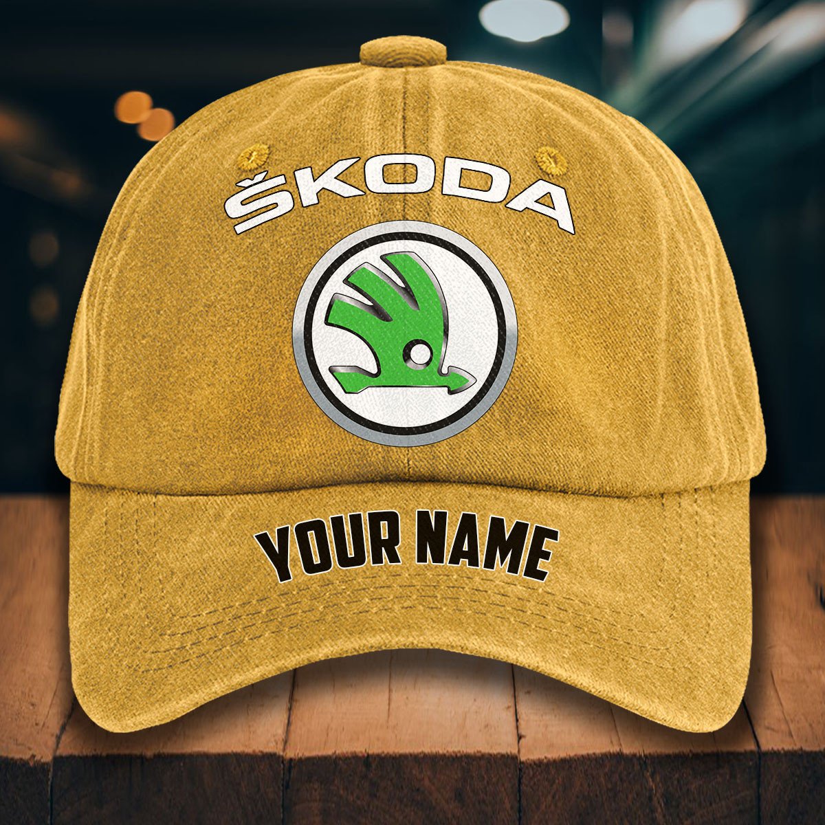Skoda Auto Gewaschene Denim-Kappe – Bild 15