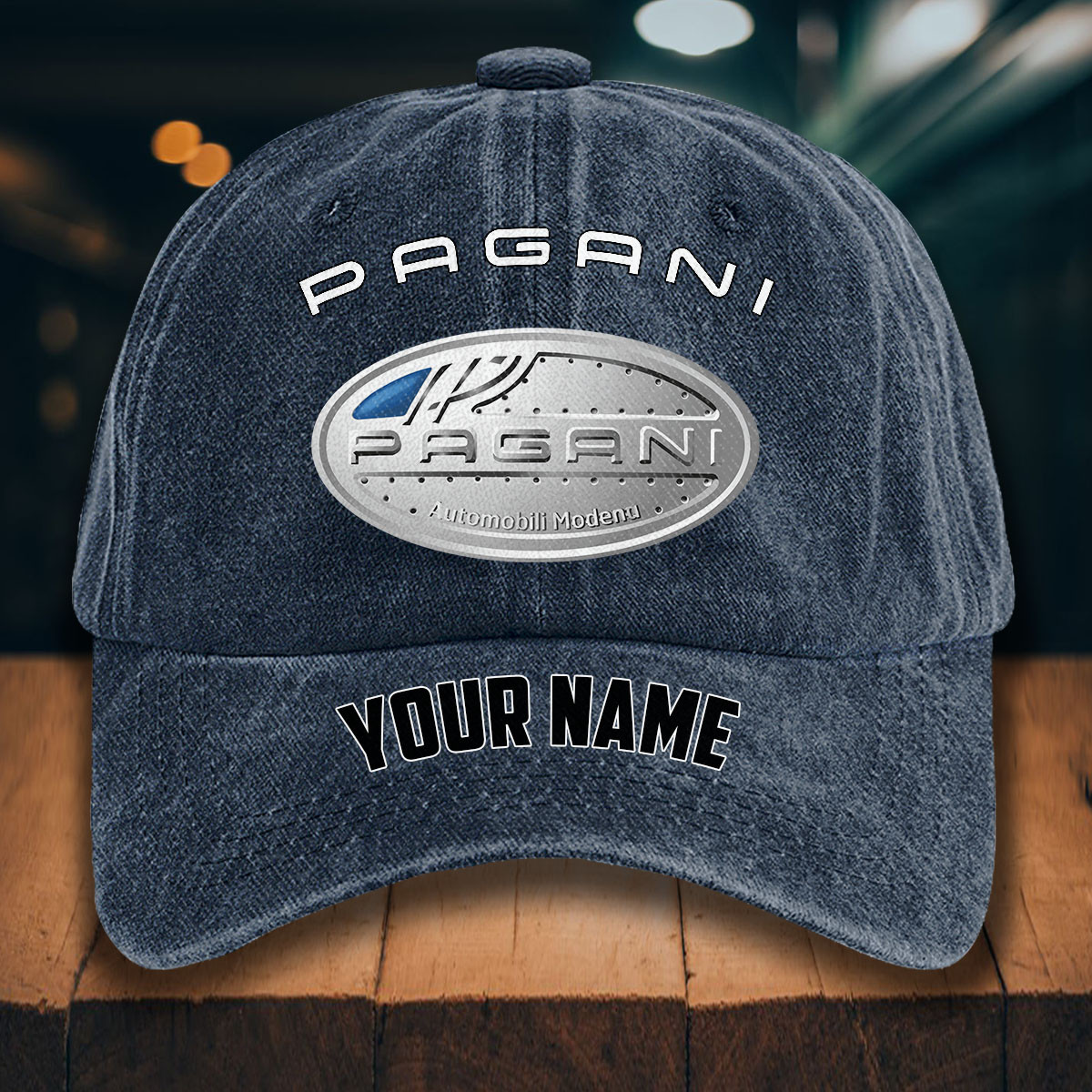 Pagani Gewaschene Denim-Kappe – Bild 7