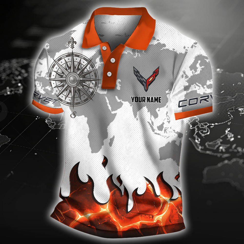 Chevrolet Corvette Poloshirt – Bild 7