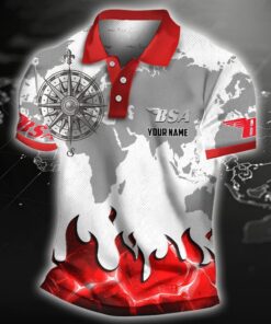 BSA Motorcycles Poloshirt