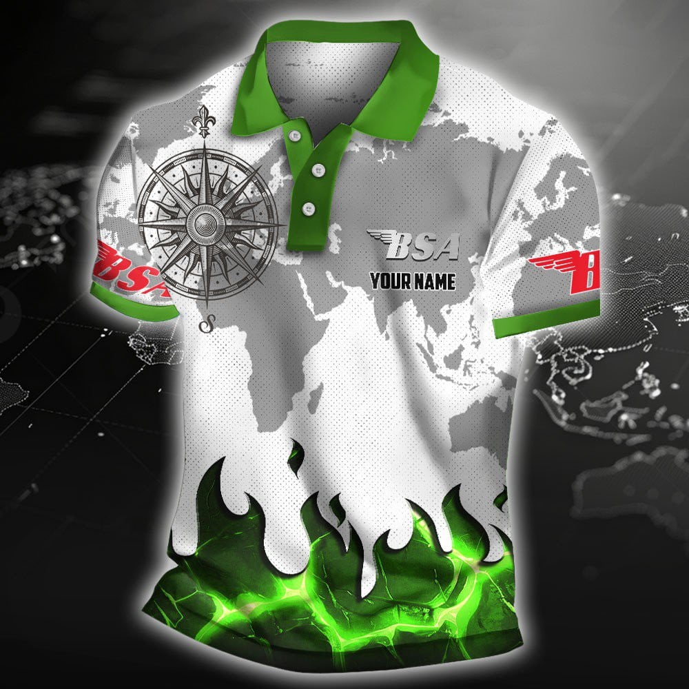 BSA Motorcycles Poloshirt – Bild 5