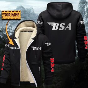 BSA Motorcycles Gefütterte Kapuzenjacke