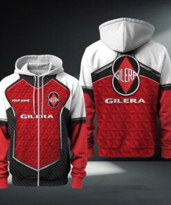 Gilera Motorcycles Zip Hoodie