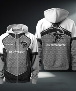 Dodge Charger Zip Hoodie