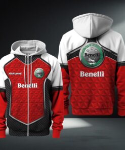 Benelli Motorcycles Zip Hoodie