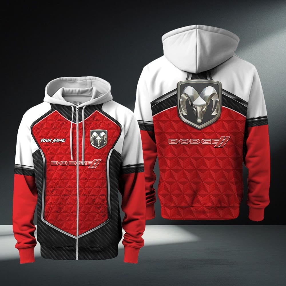 Dodge Zip Hoodie