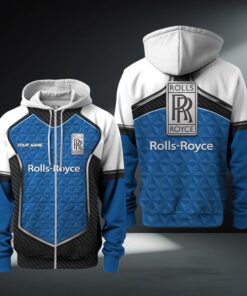 Rolls Royce Zip Hoodie