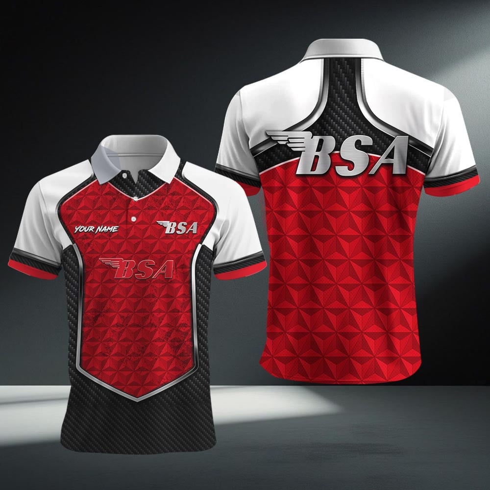 BSA Motorcycles Poloshirt