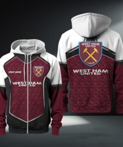 West Ham United Zip Hoodie