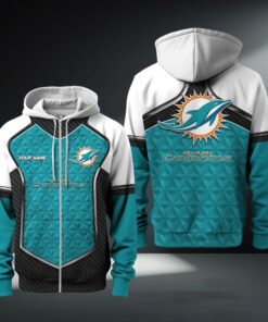 Miami Dolphins Zip Hoodie