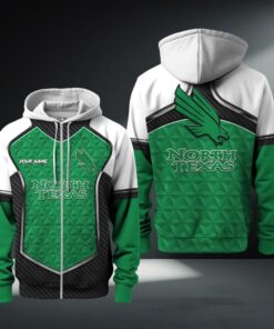 North Texas Mean Green Zip Hoodie