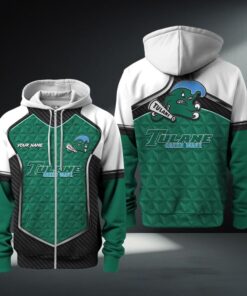 Tulane Green Wave Zip Hoodie