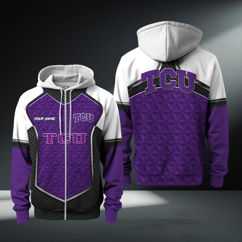 Tcu Horned Frogs Zip Hoodie
