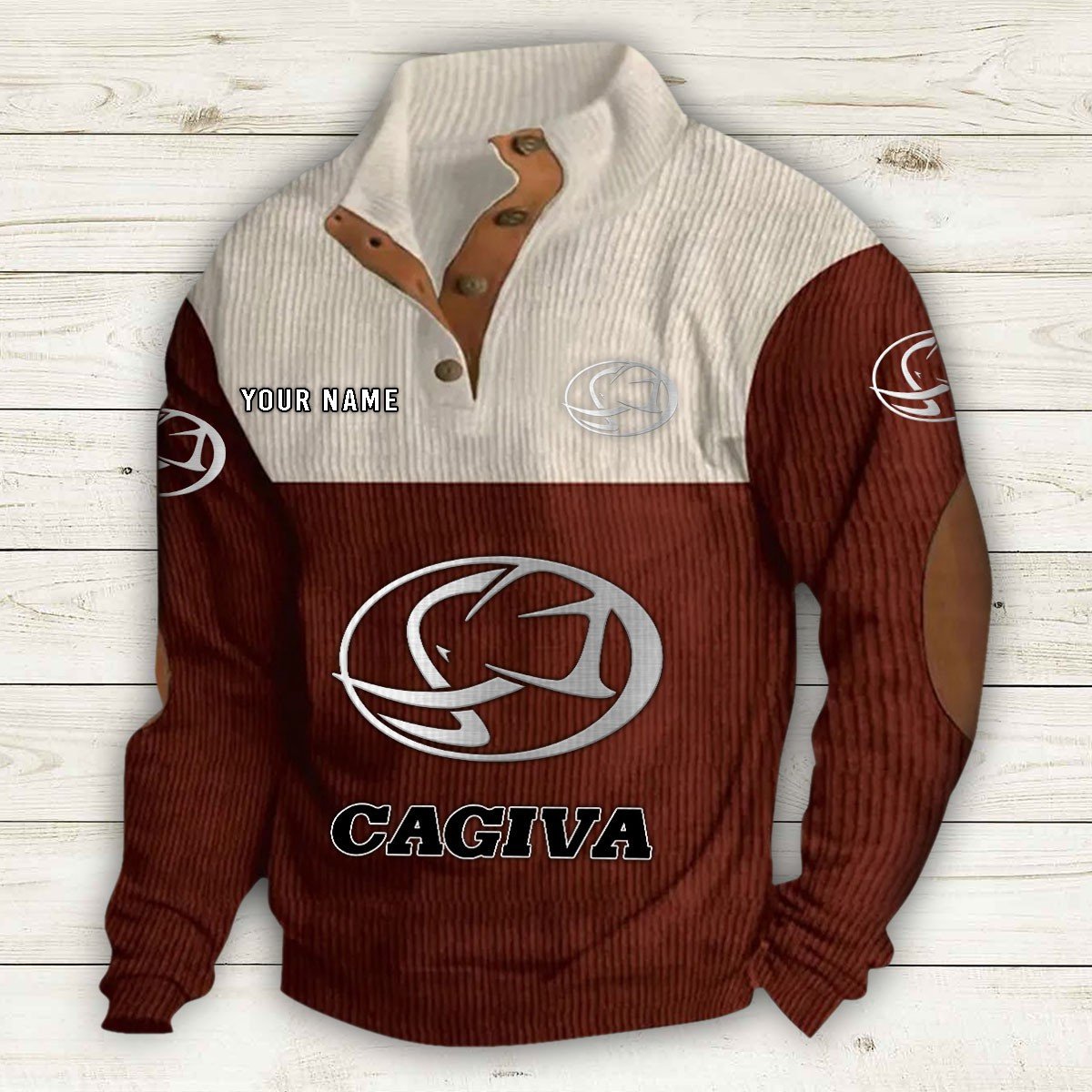 Cagiva Motorcycles Strickpullover – Bild 4