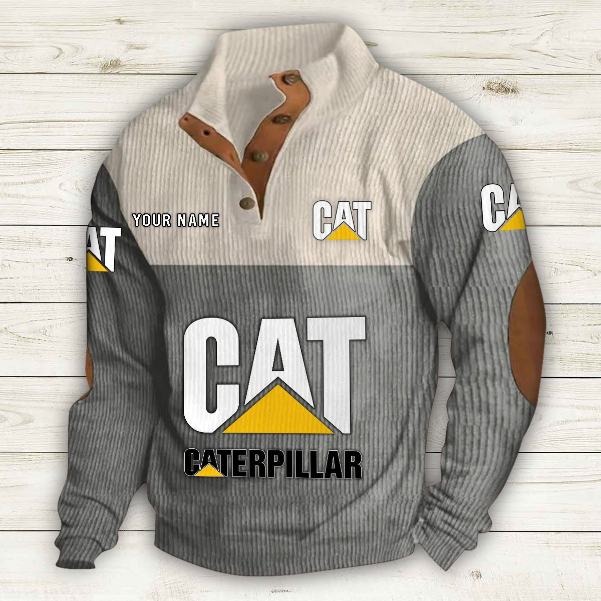 Caterpillar Inc Strickpullover – Bild 3