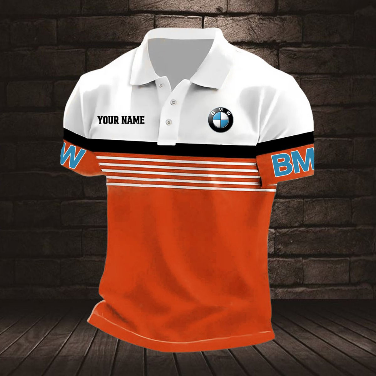 BMW Car Poloshirt – Bild 6