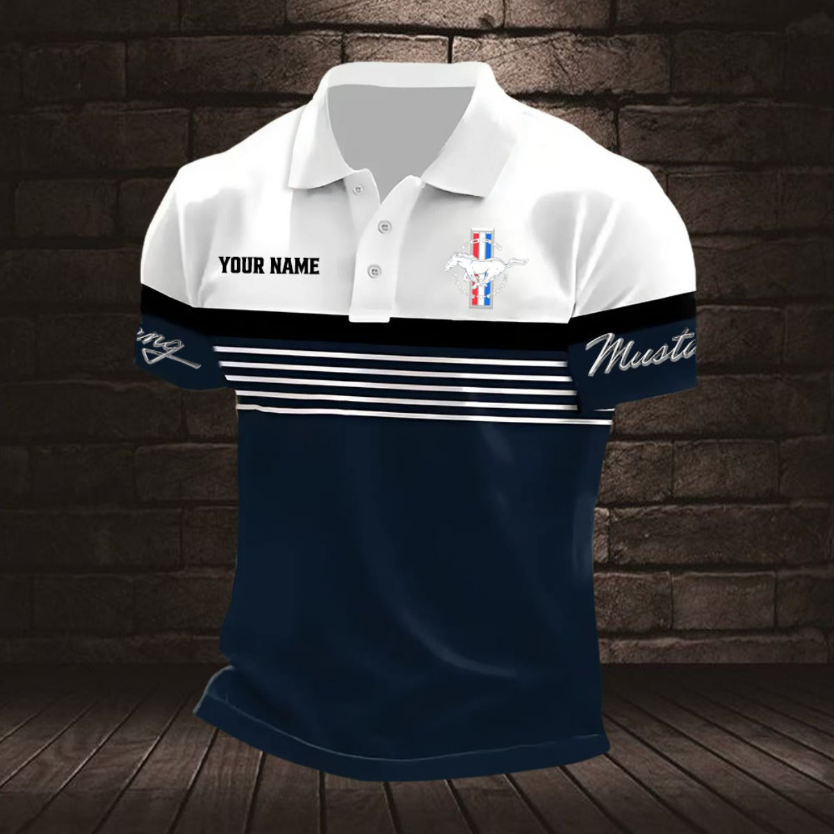 Ford Mustang Poloshirt