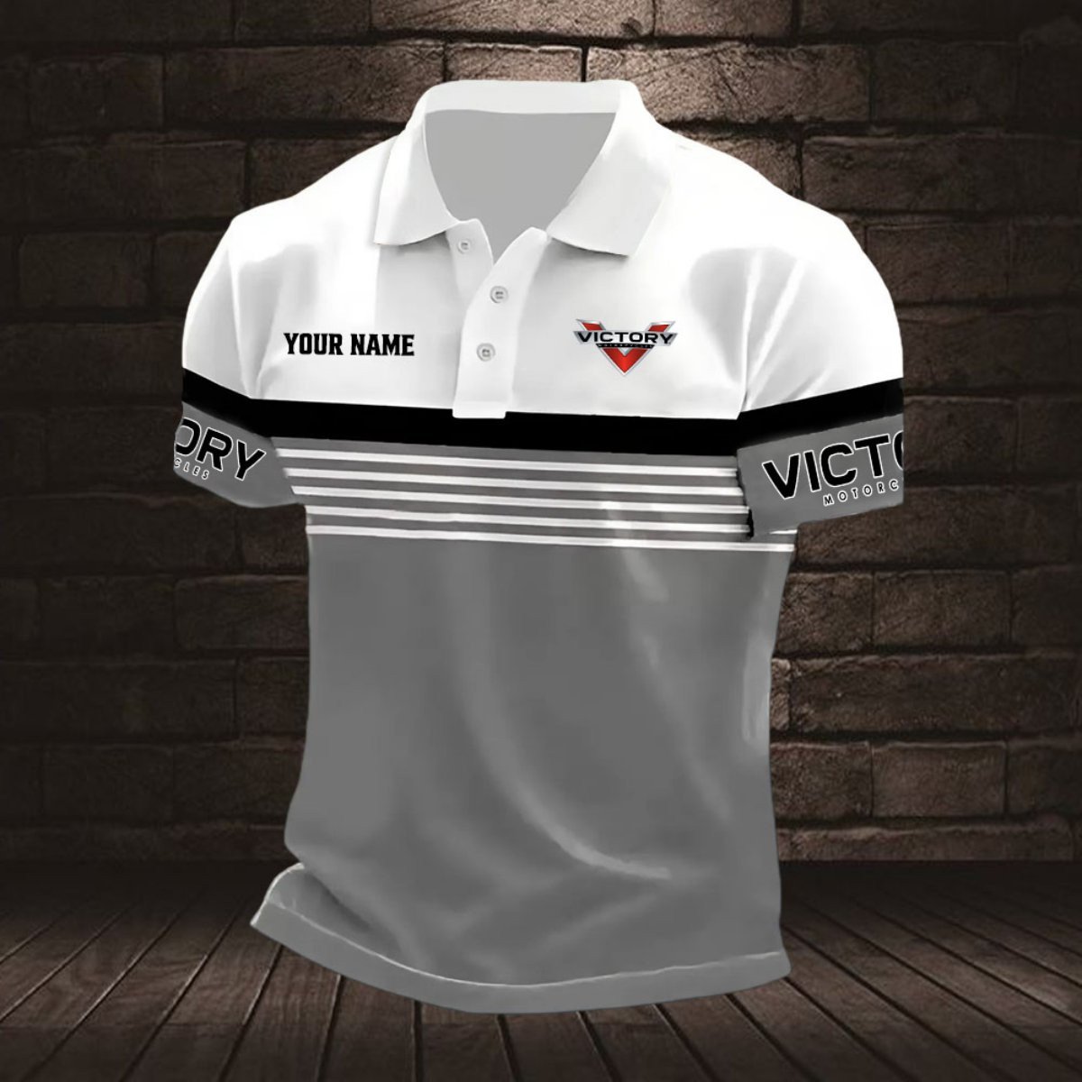 Victory Motorcycles Poloshirt – Bild 3