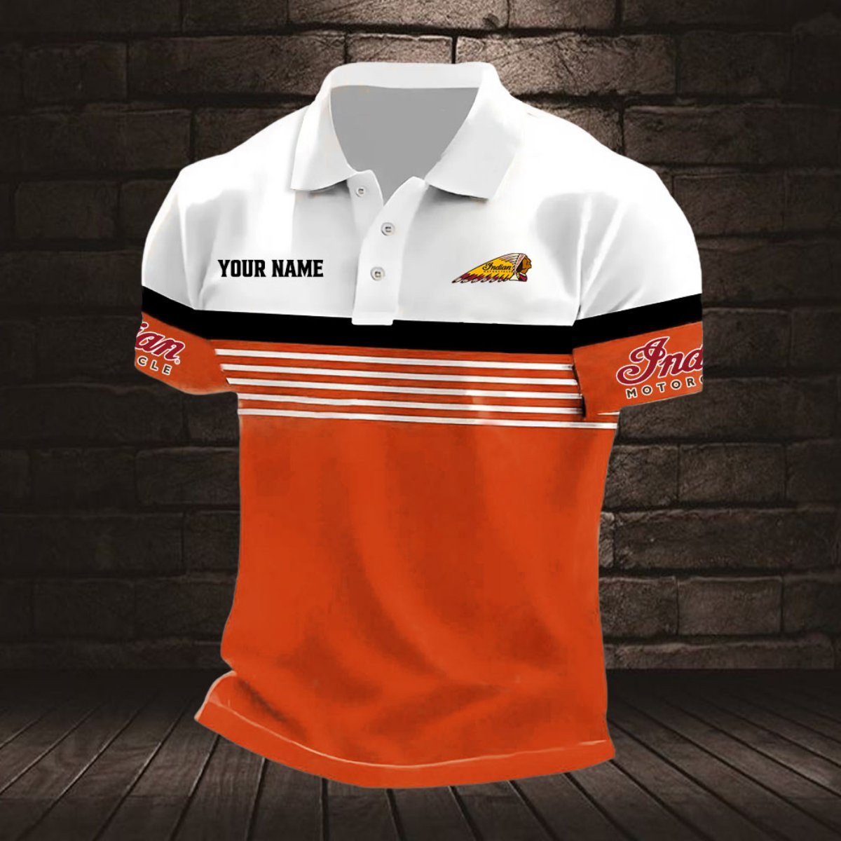 Indian Motorcycle Poloshirt – Bild 6