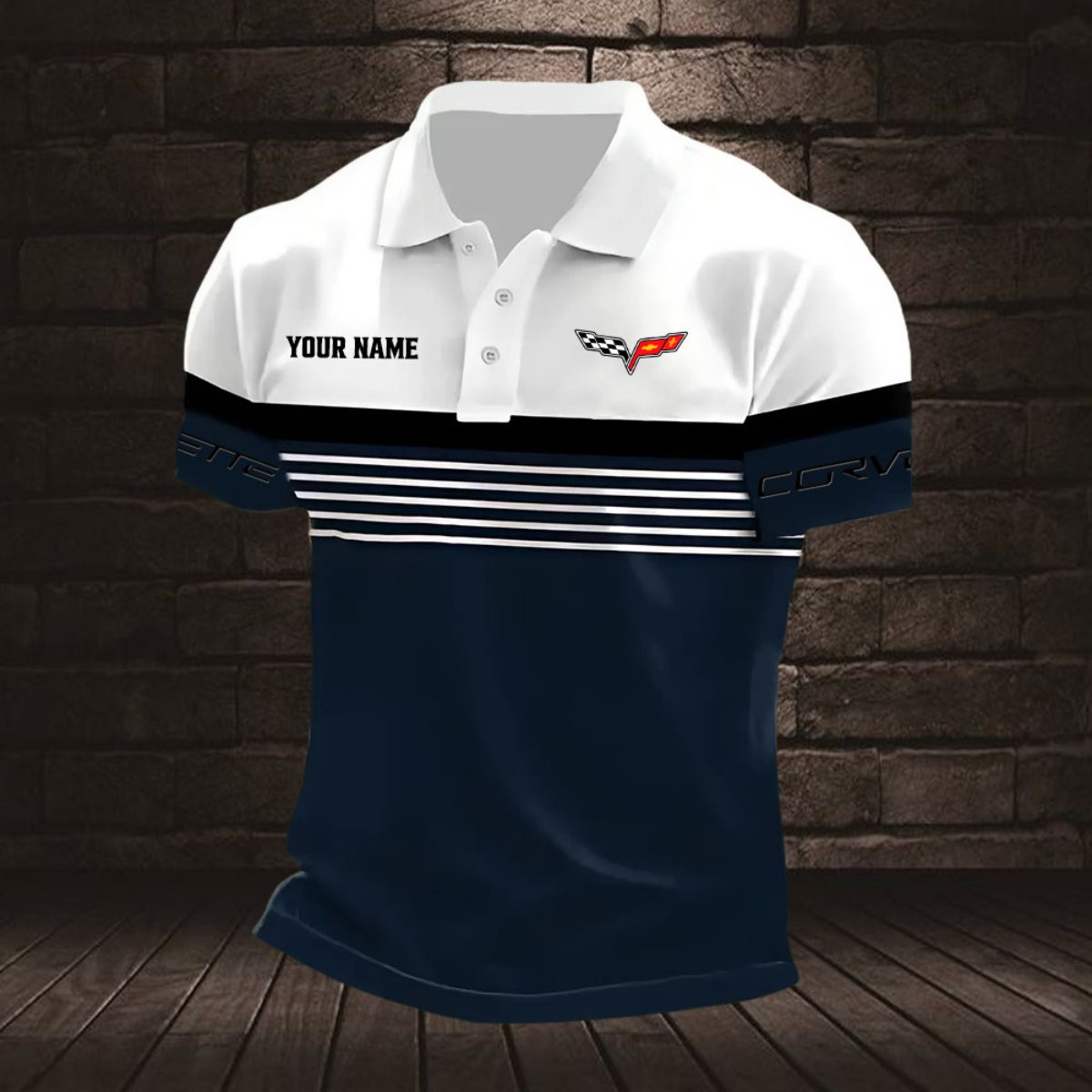 Corvette C6 Poloshirt – Bild 3