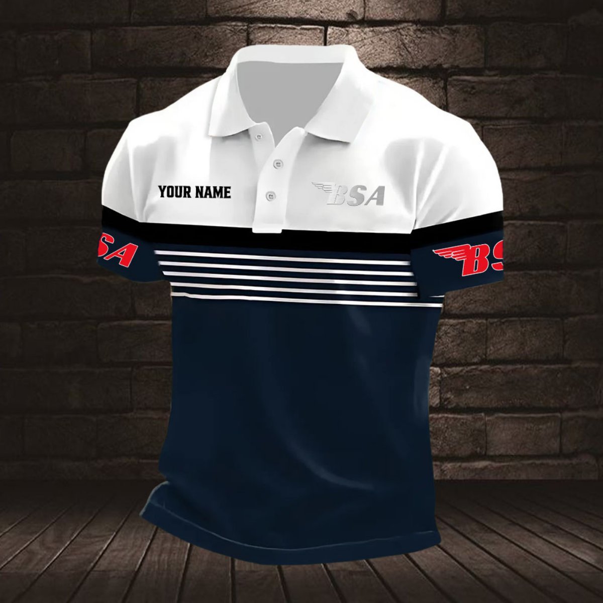 BSA Motorcycles Poloshirt – Bild 2