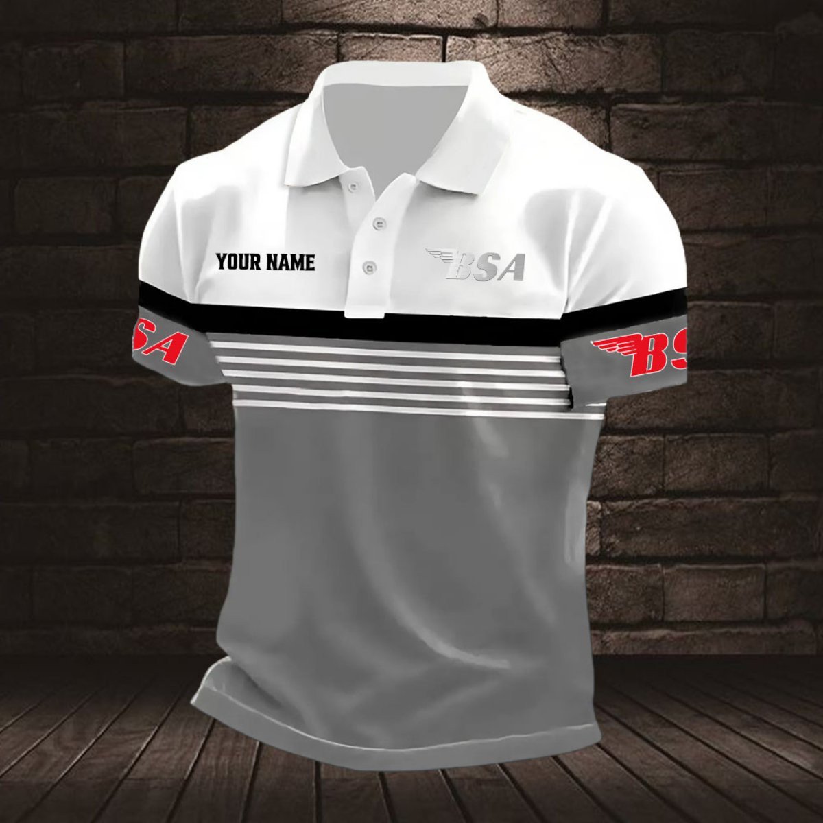 BSA Motorcycles Poloshirt – Bild 3