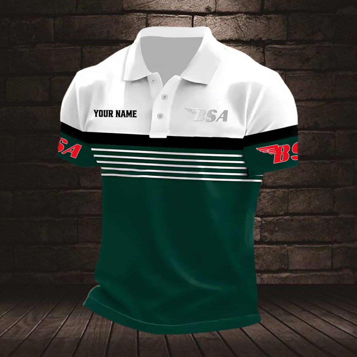 BSA Motorcycles Poloshirt – Bild 4