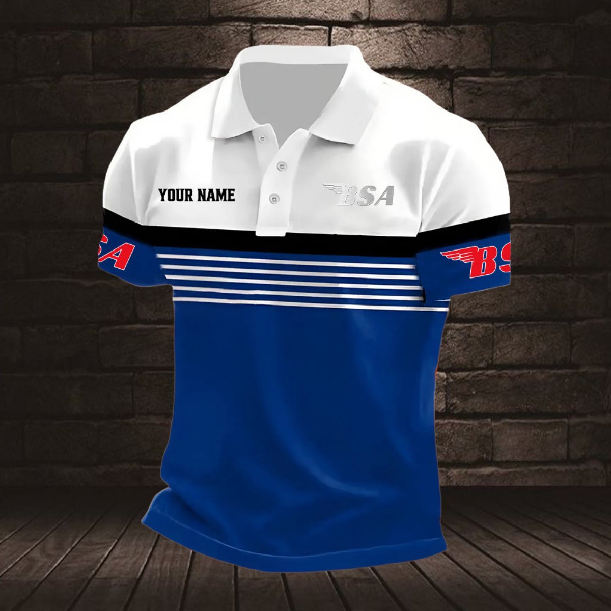 BSA Motorcycles Poloshirt – Bild 5