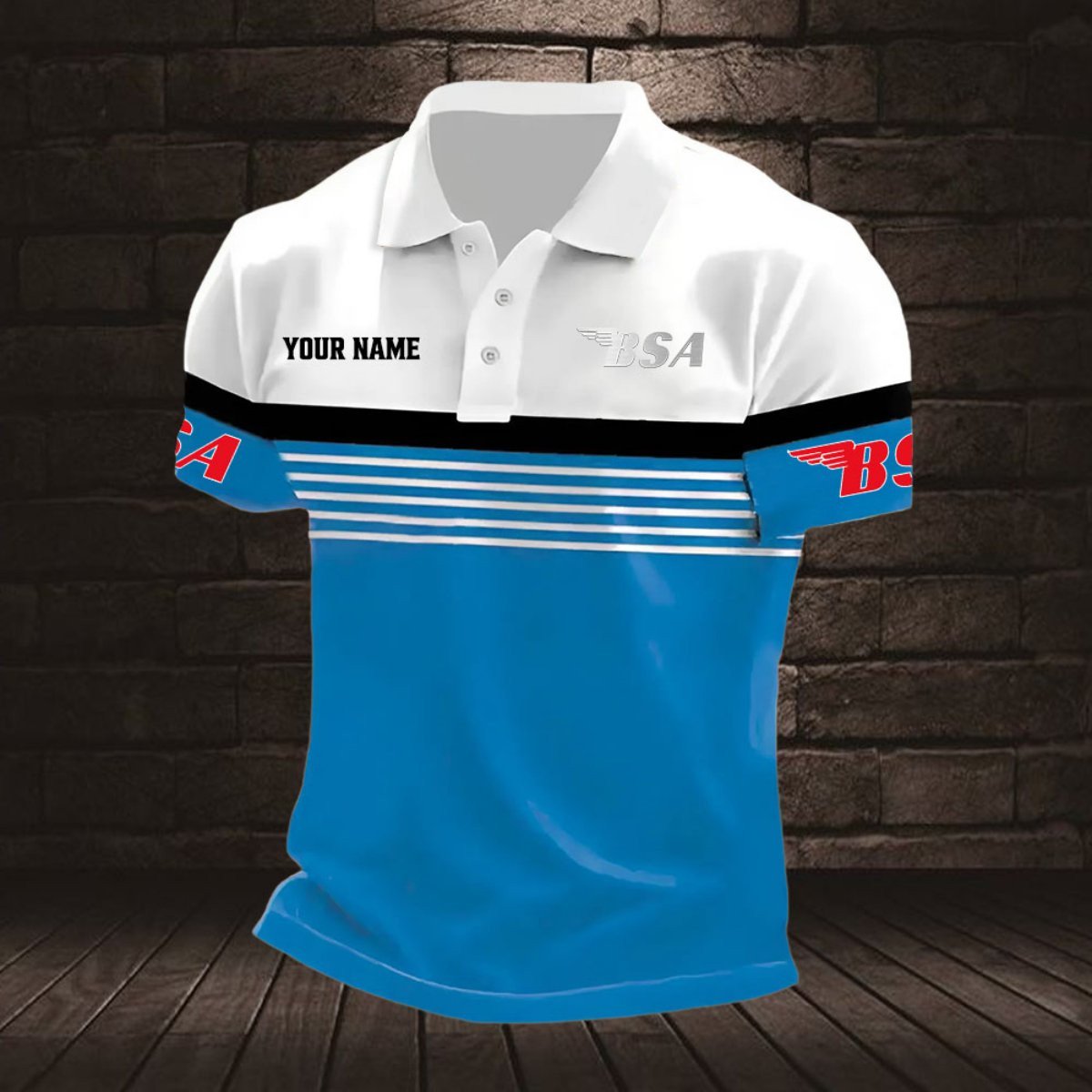 BSA Motorcycles Poloshirt – Bild 7