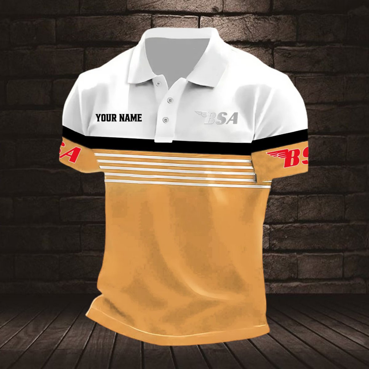 BSA Motorcycles Poloshirt – Bild 8