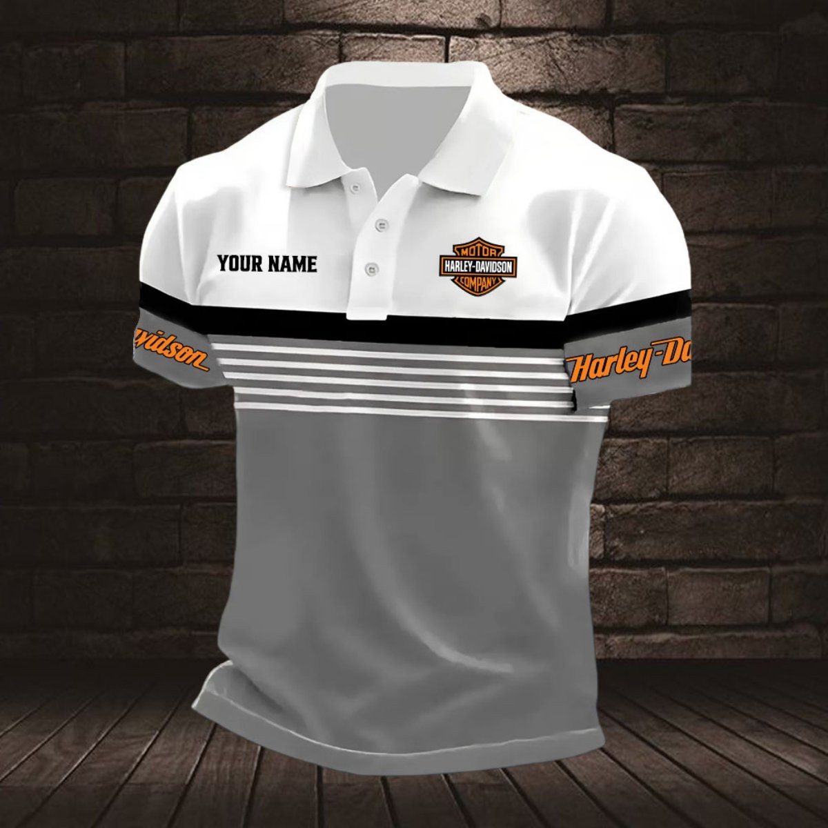 Harley-Davidson Poloshirt – Bild 4