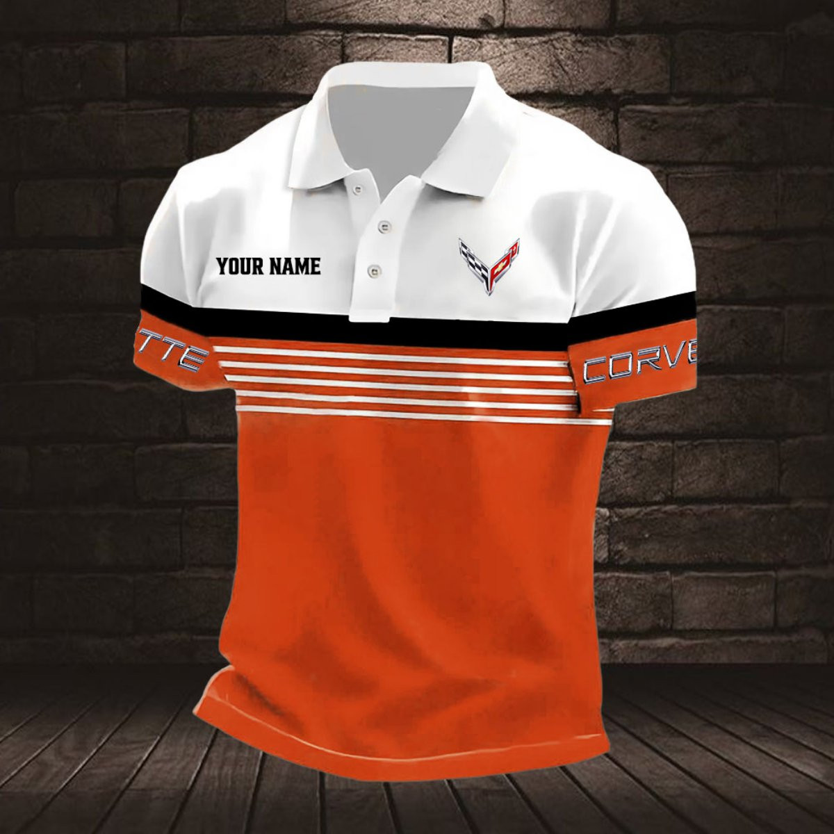 Corvette C8 Poloshirt – Bild 6