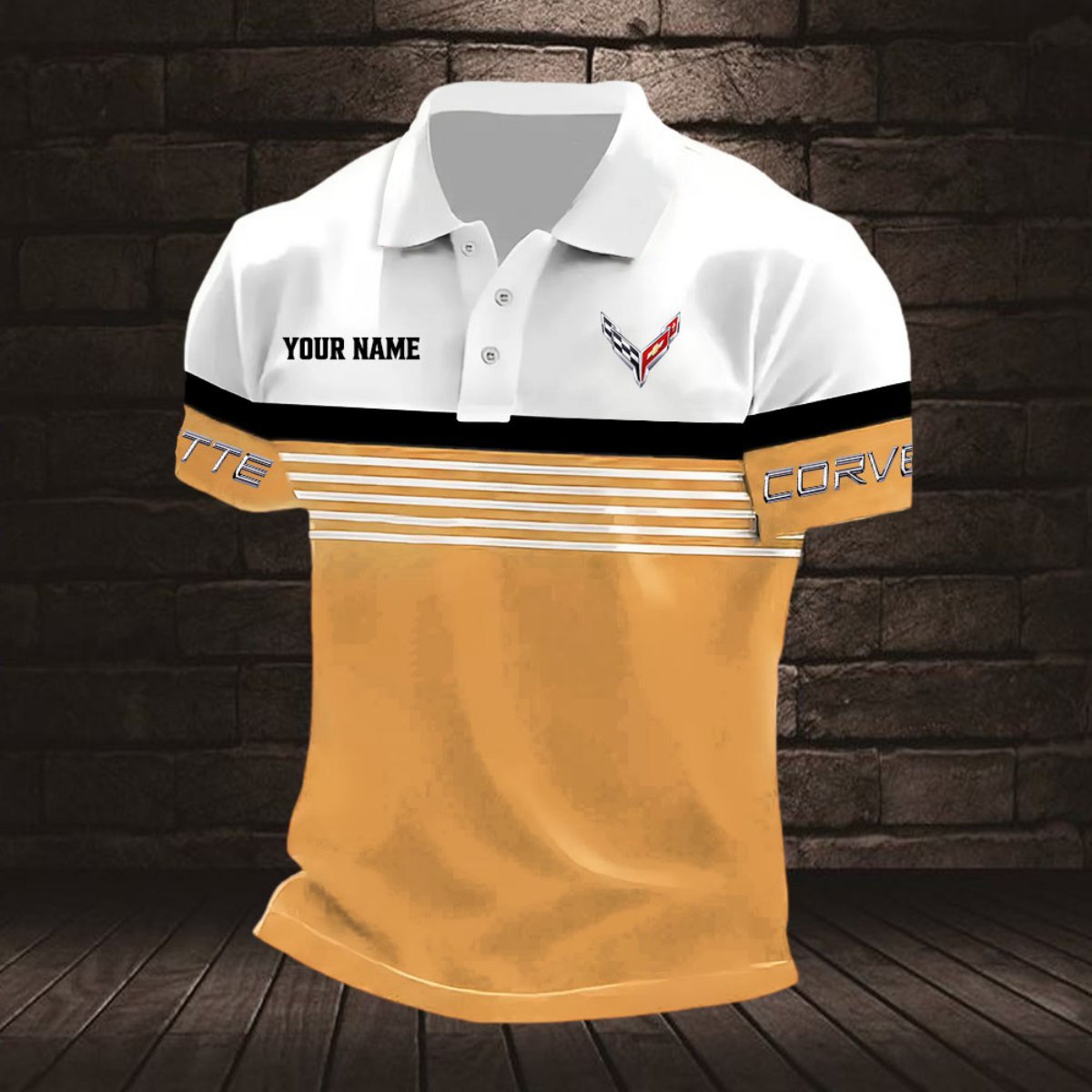 Corvette C8 Poloshirt – Bild 8