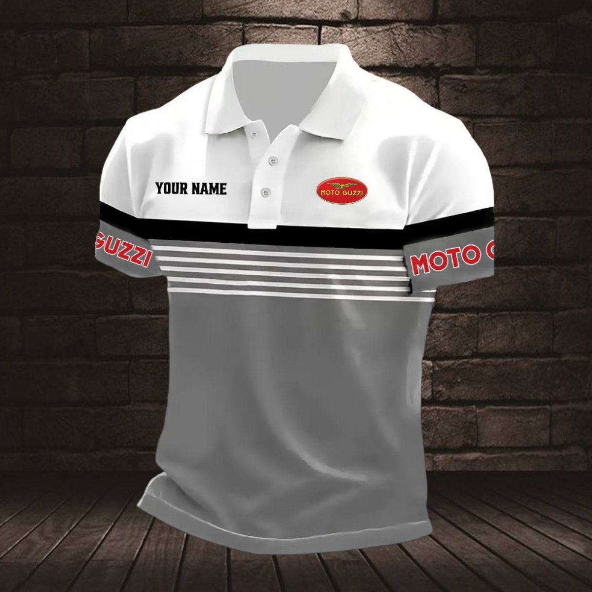 Moto Guzzi Poloshirt – Bild 3