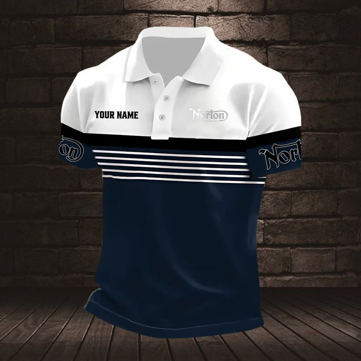 Norton Motorcycles Poloshirt – Bild 3