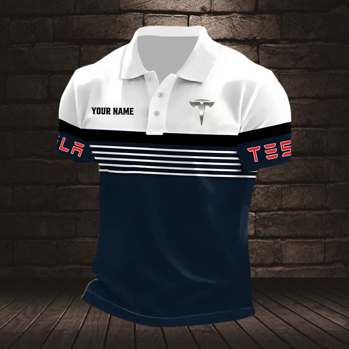 Tesla Poloshirt – Bild 2