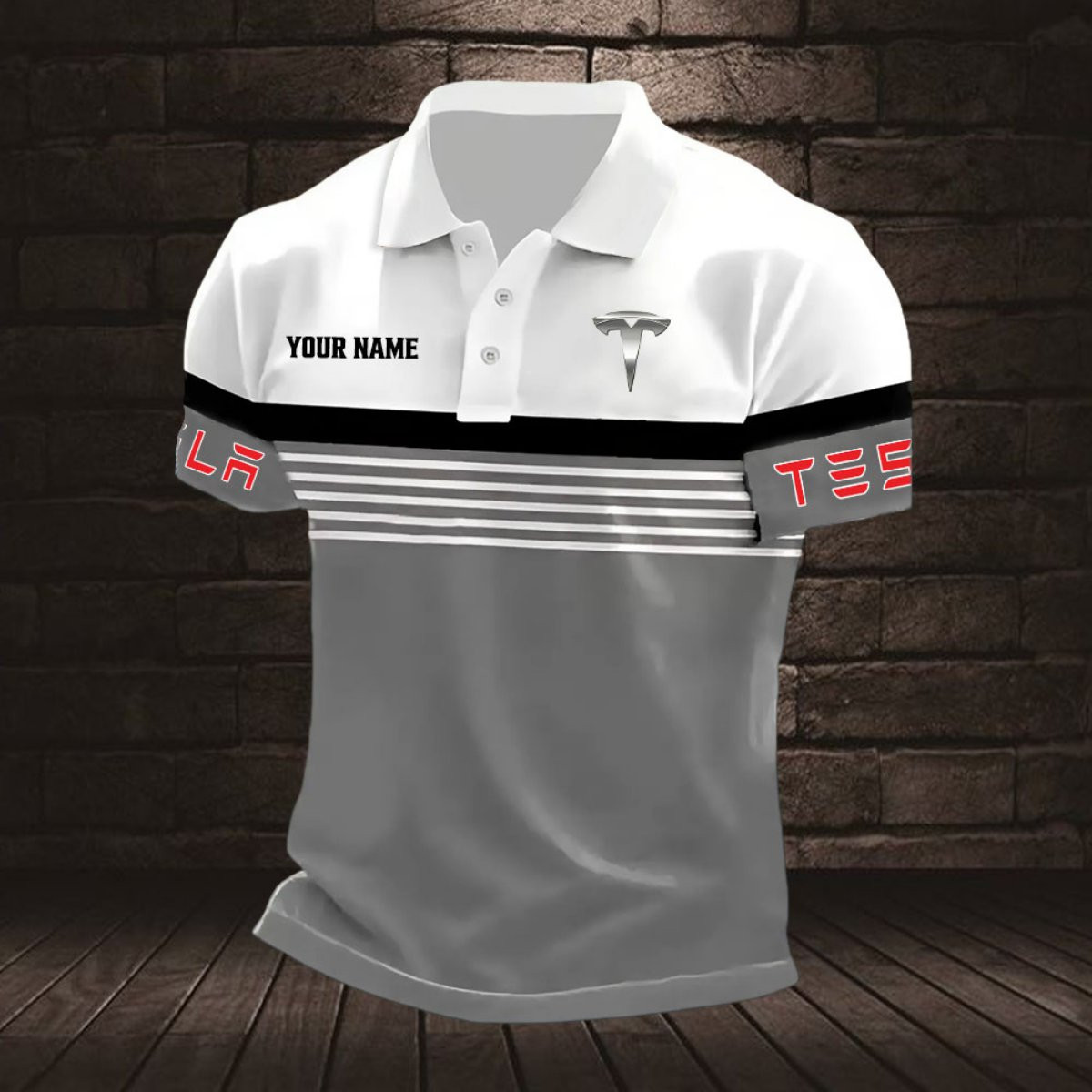 Tesla Poloshirt – Bild 3