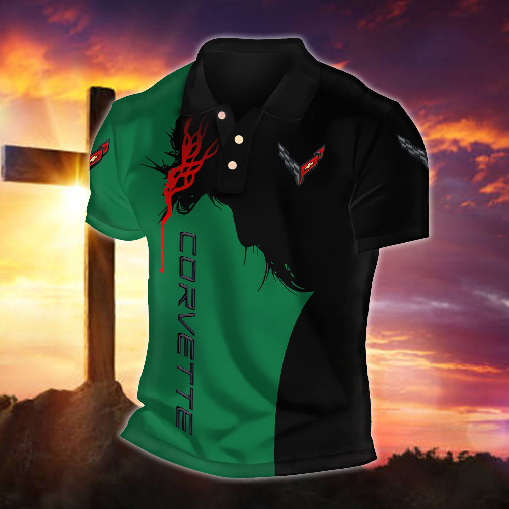 Chevrolet Corvette Poloshirt – Bild 4